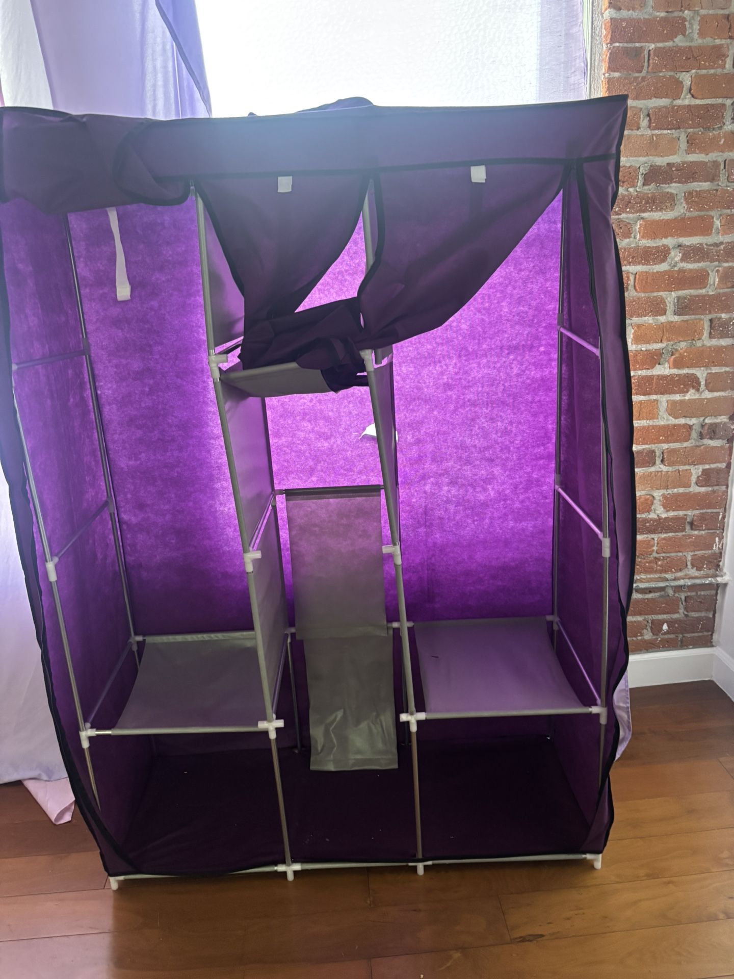 Portable Closet Purple