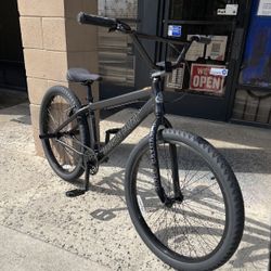 SE Bikes Blocks Flyer 26" BMX Bike Matte Black 
