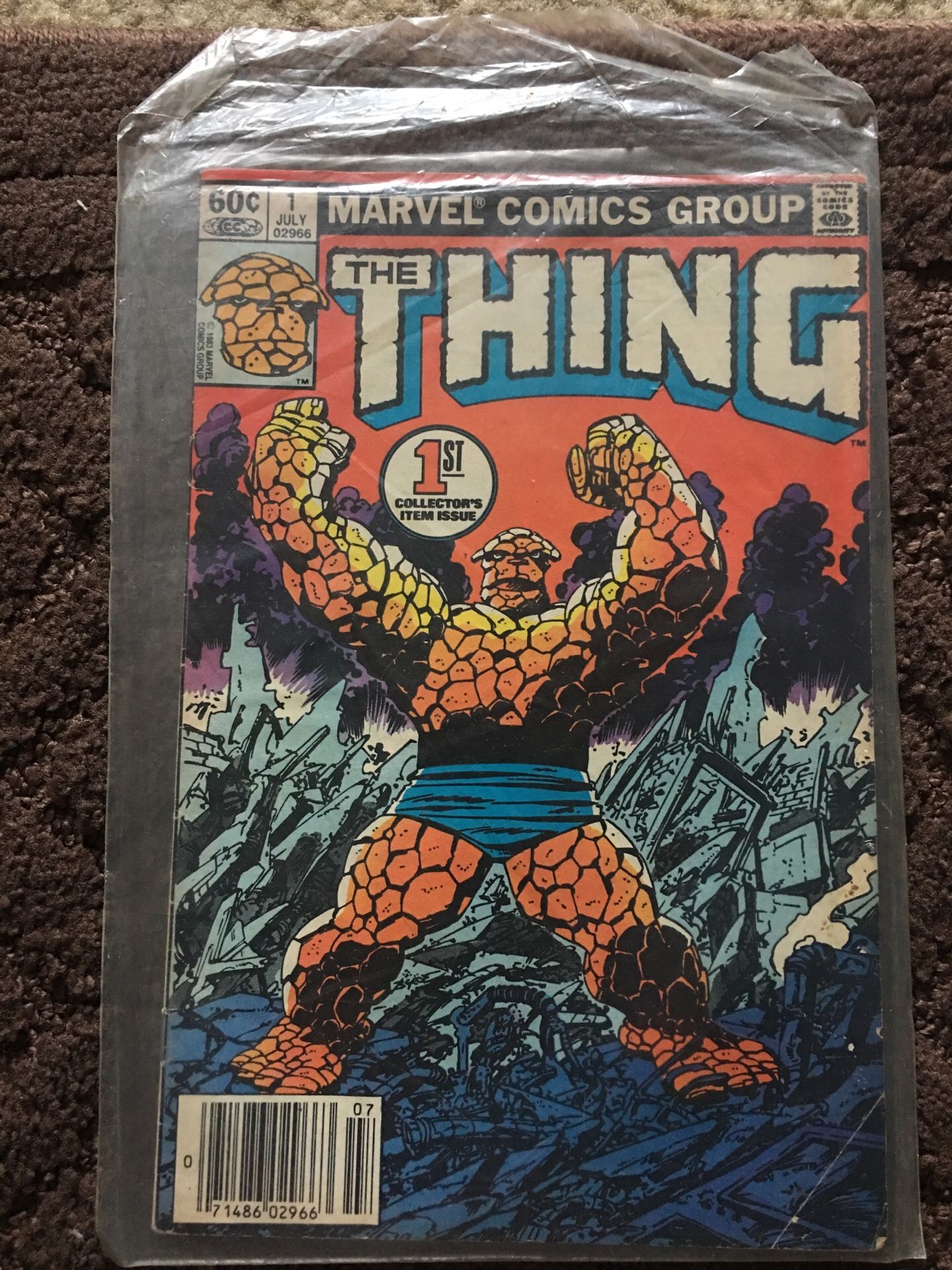 The thing comic book 1st issue (marvel comics group)