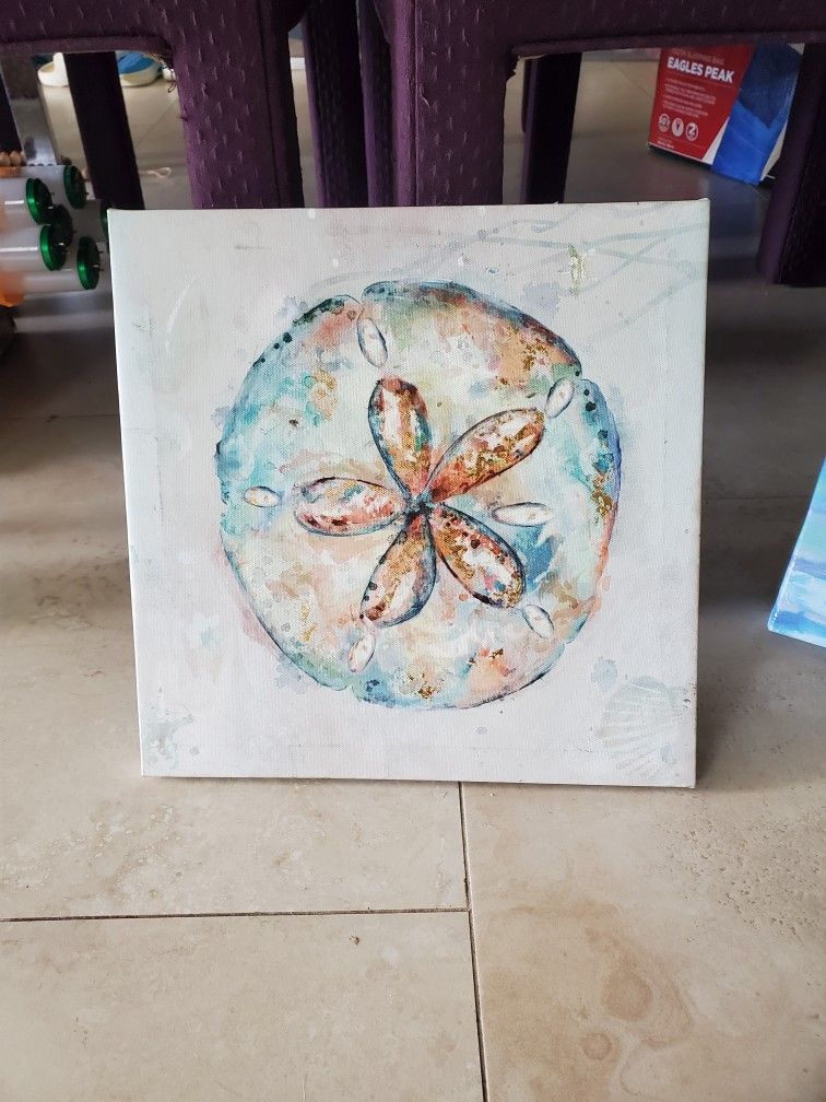 12 By 12 Starfish On Canvas