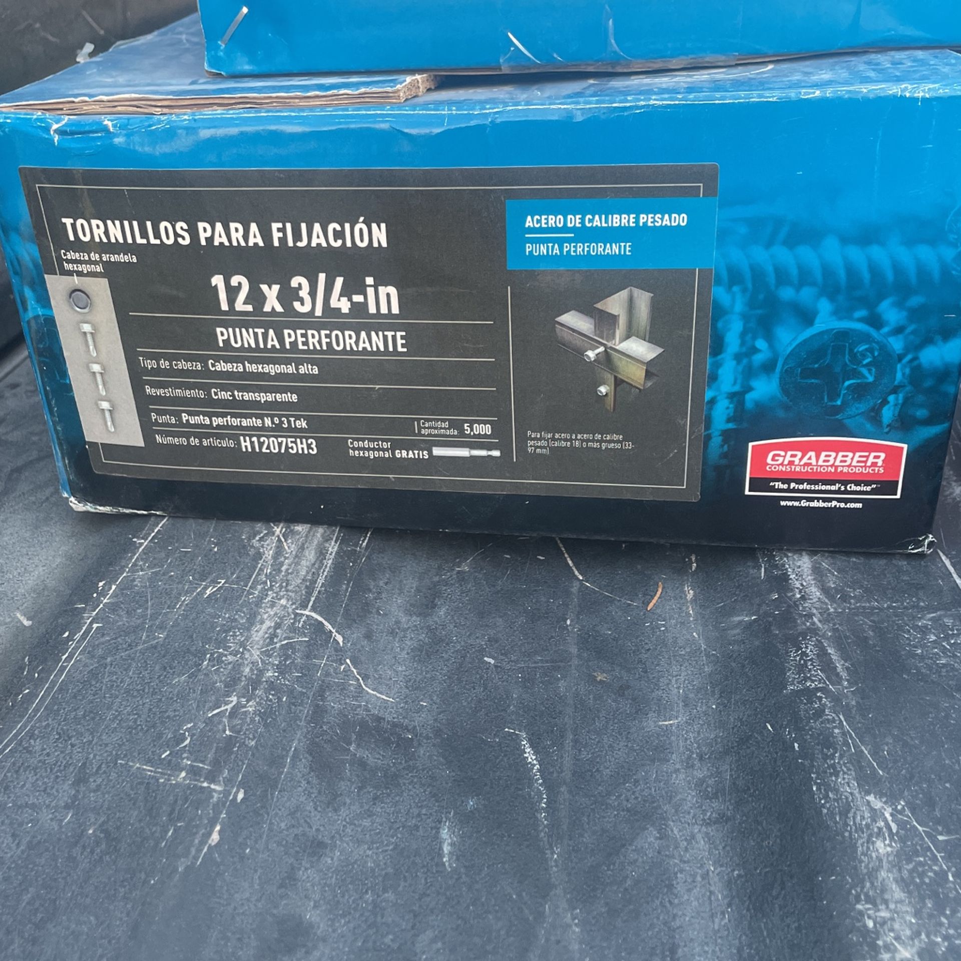 #12 X3/4” Hex Head Self tapping Sheet Metal Screws