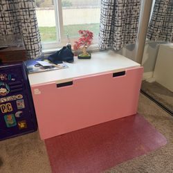 Bench with toy storage