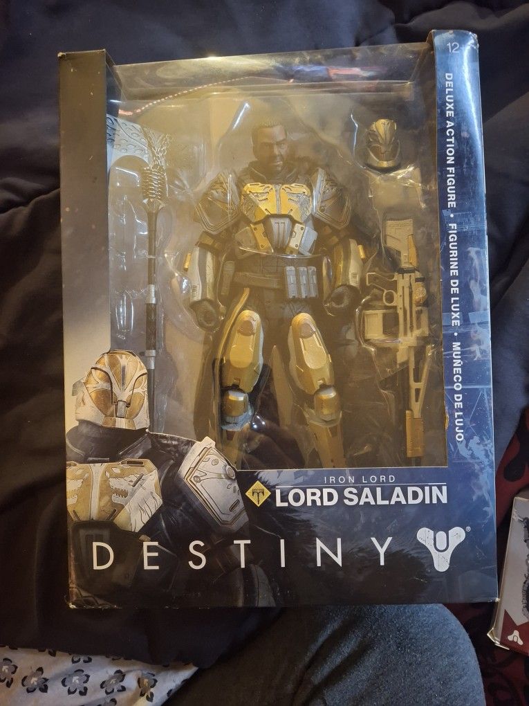 Destiny Lord Saladin 7" Figurine Deluxe Unopened