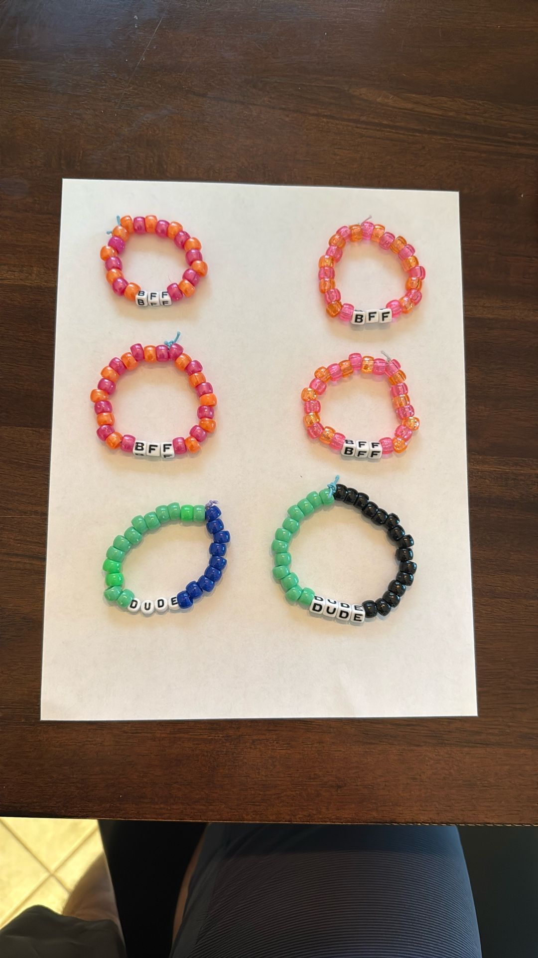 Friendship bracelets