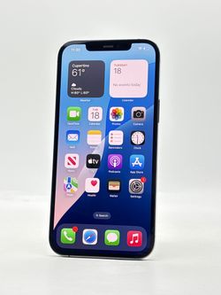 Unlocked Apple iPhone 12 Pro Max A2342 128GB Graphite - Service Battery 75%