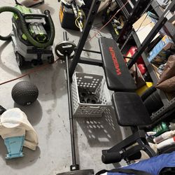 Bench press with Bar.