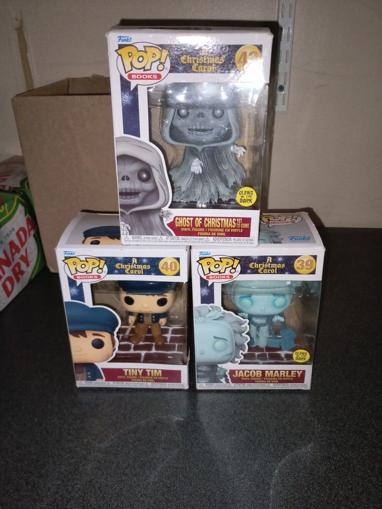 Set Of 3 A Christmas Carol Sale Priced To Sell