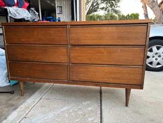 6 Drawer Vintage Dresser Furniture