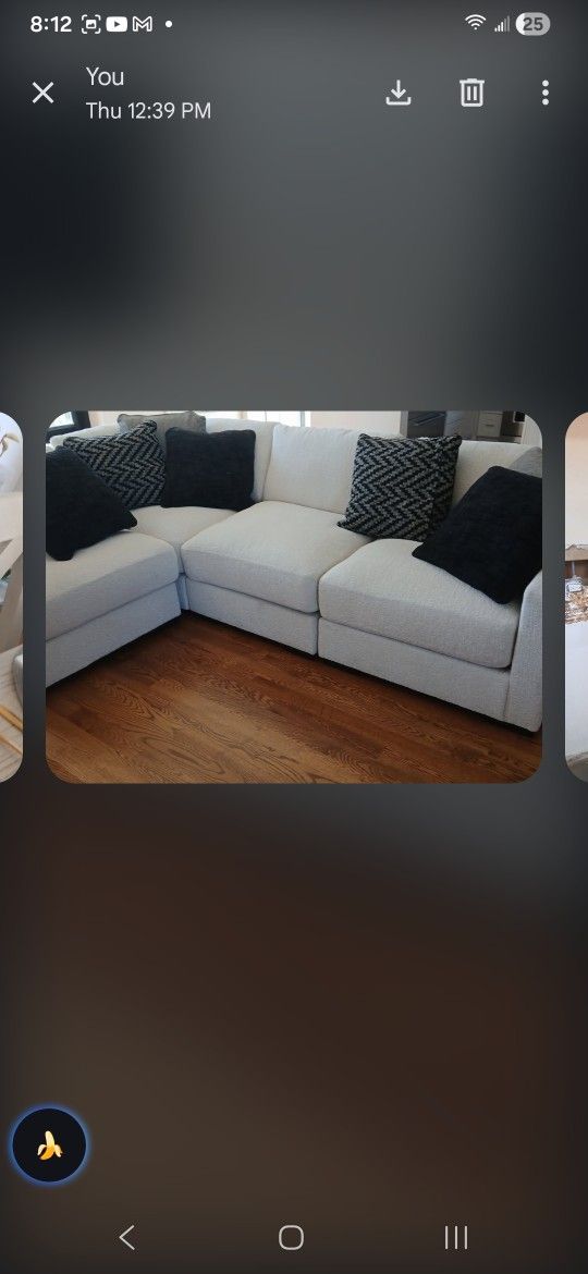 Sectional New For Staging House $2200