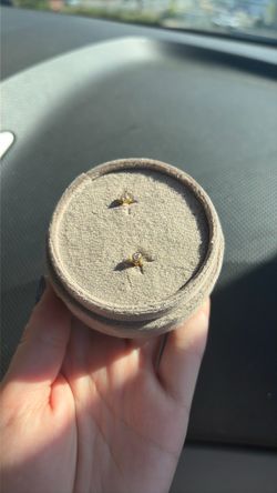 10 carrot gold earrings