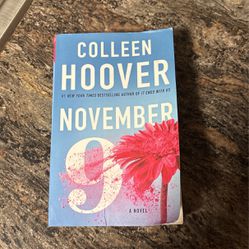 Colleen Hoover November 9 Book