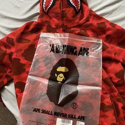 Bape Hoodie Size Small. Perfect Condition!