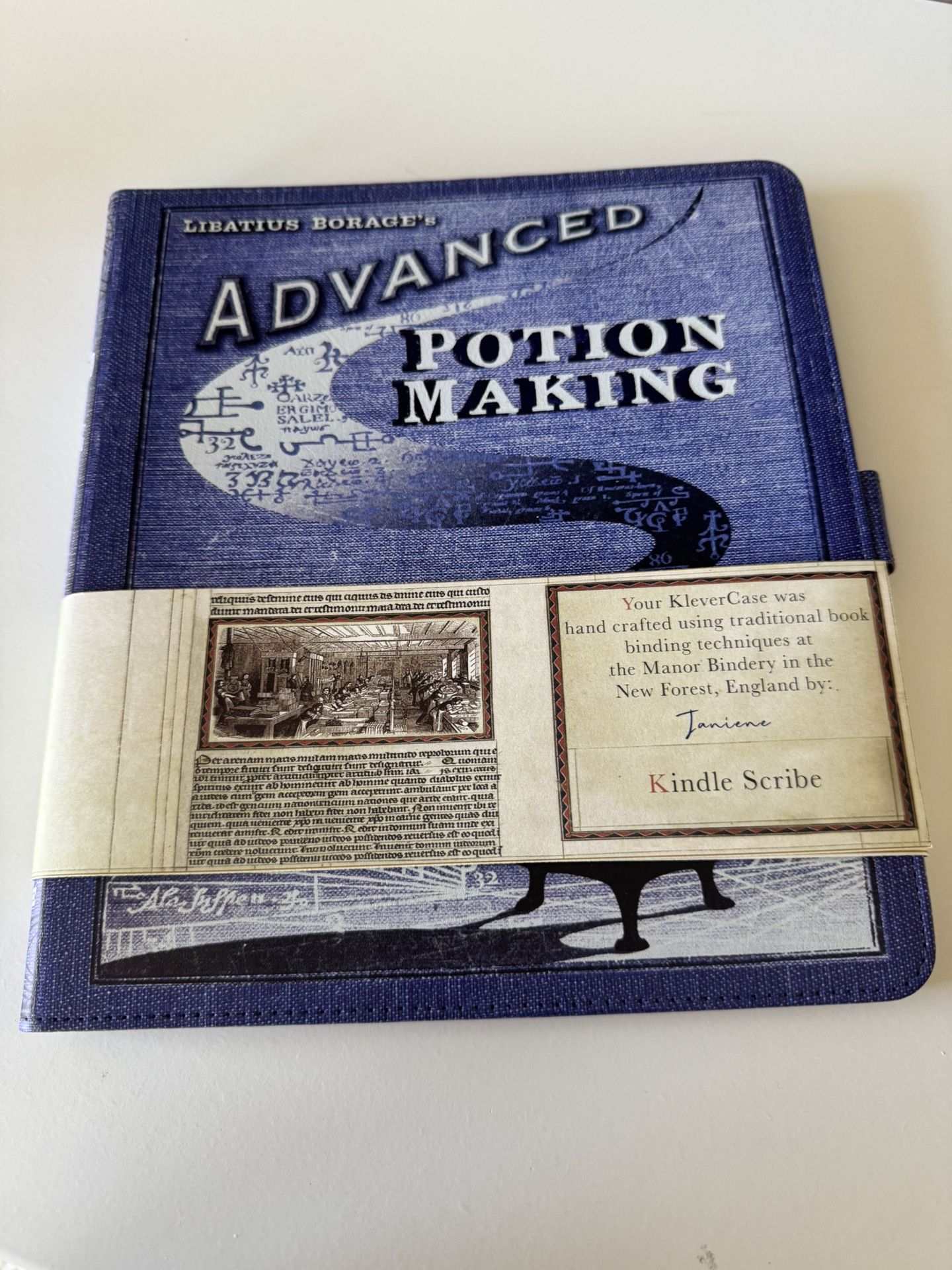 Kindle Scribe Hand Made Cover Harry Potter
