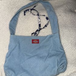 Blue Corduroy Dickies Shoulder Bag 