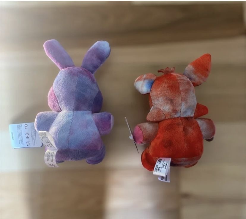 Fnaf Tie Dye Plush Bundle