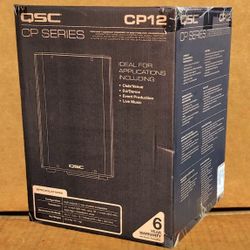 QSC CP12 Powered Speaker 12" Active PA Monitor 1000 Watts CP Series 🚨 Payment Options Available 🚨 No Credit Needed  🚨 