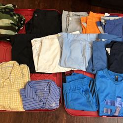 Boys Youth Med Short Set And Blanket Sleeper, 12/14 Top, Puma Lg Shorts And Top And Xl Shorts 