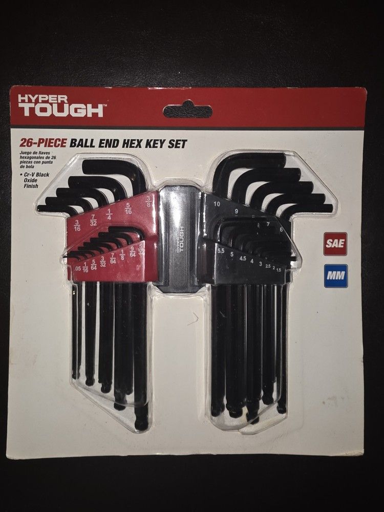 26-piece Ball End Hex Key Set