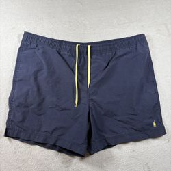 Vintage Ralph Lauren Polo Sport Men’s XL Blue Swim Trunks Board Shorts #2508