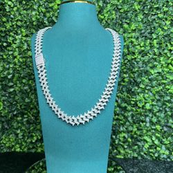 SILVER CHAIN BARBED WIRE / CADENA PLATA