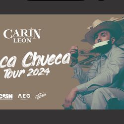 2 Tickets To Carin Leon Boca Chueca Tour 2024