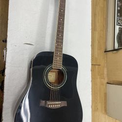 $225 Ibanez V200S-BK 3U-01 Black Acoustic Guitar 
