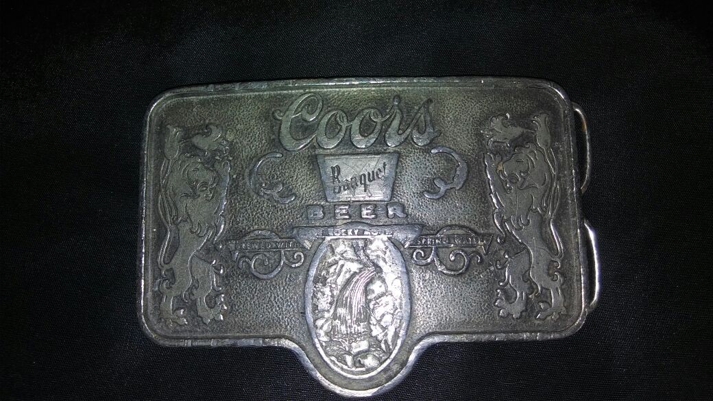 VINTAGE COORS BELT BUCKLE