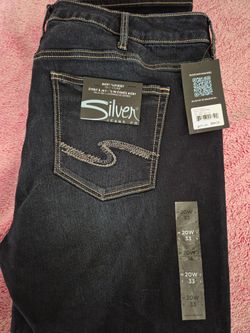 Silver Women's Jeans 20W 33L - New