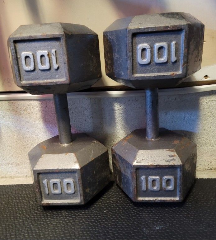100-Pound Dumbbells (Set Of 2)