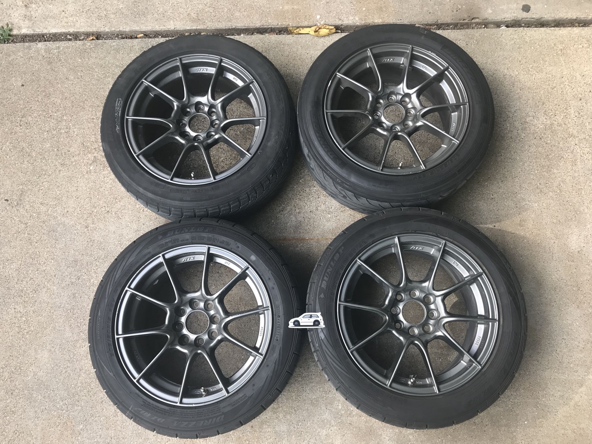FS: Rare ATS DTC 15x7 +35 4x100 Light Weight Wheels