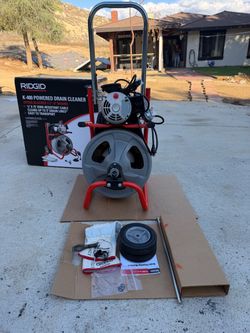 Ridgid K - 400 POWERED DRAIN CLEANER 3/8” X 75
