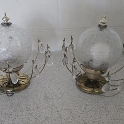 2 Antique Light Fixtures 