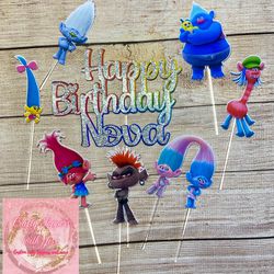 Trolls Cake Toppers