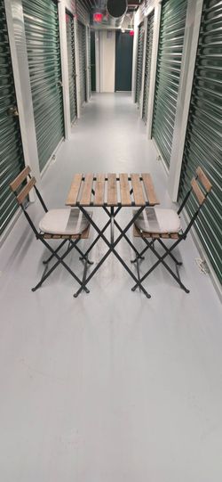 Teak Bistro Set (Folding)