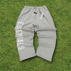 Essentials Relaxed Sweatpants Heather Stone