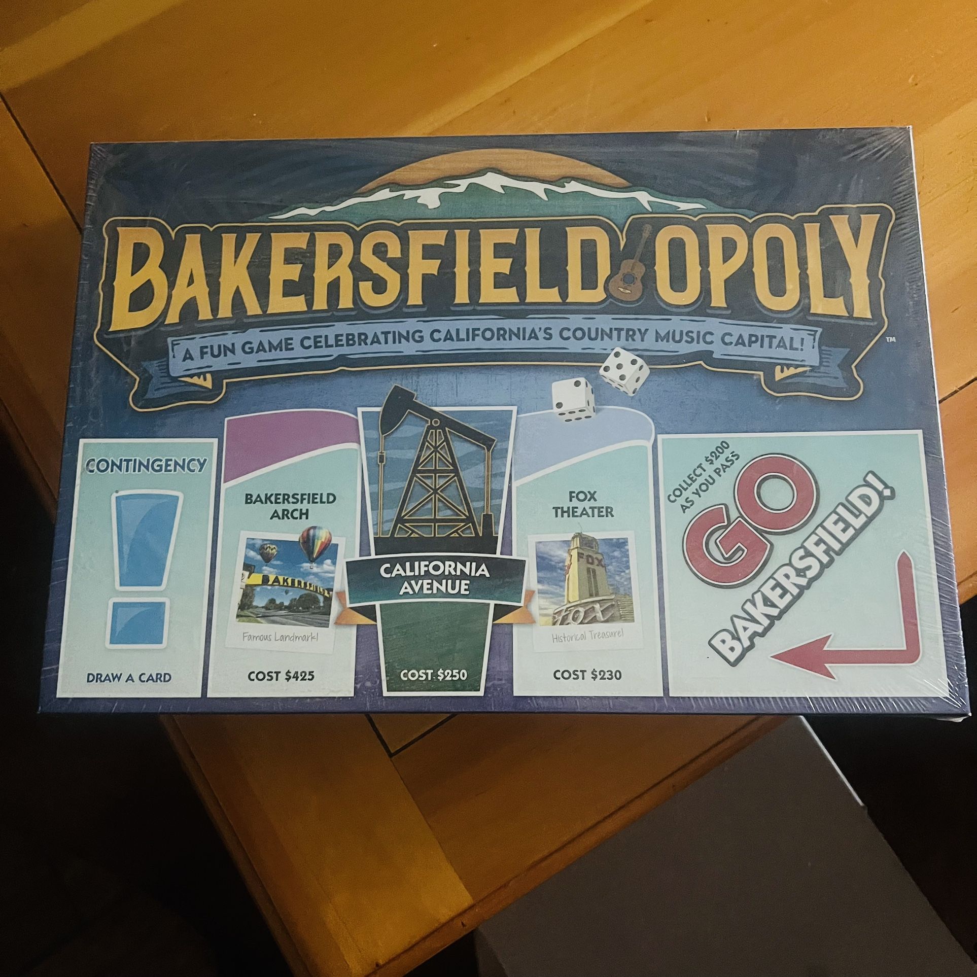 Bakersfield Monopoly In Plastic