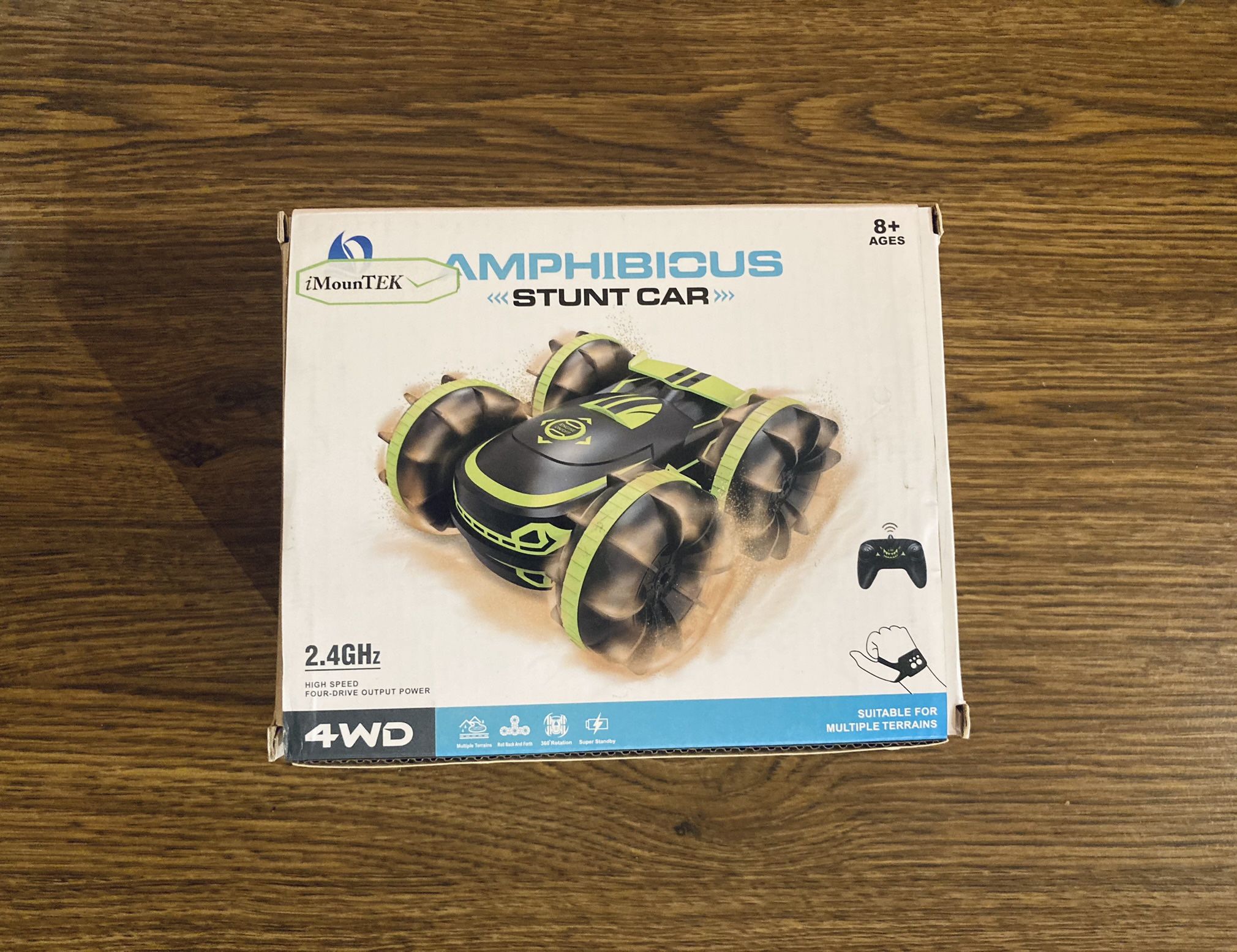 Amphibious 4WD RC Stunt Car, Works Great. PICK UP FOR TODAY