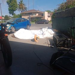 8 ft X 8 ft White Jumper Bounce House