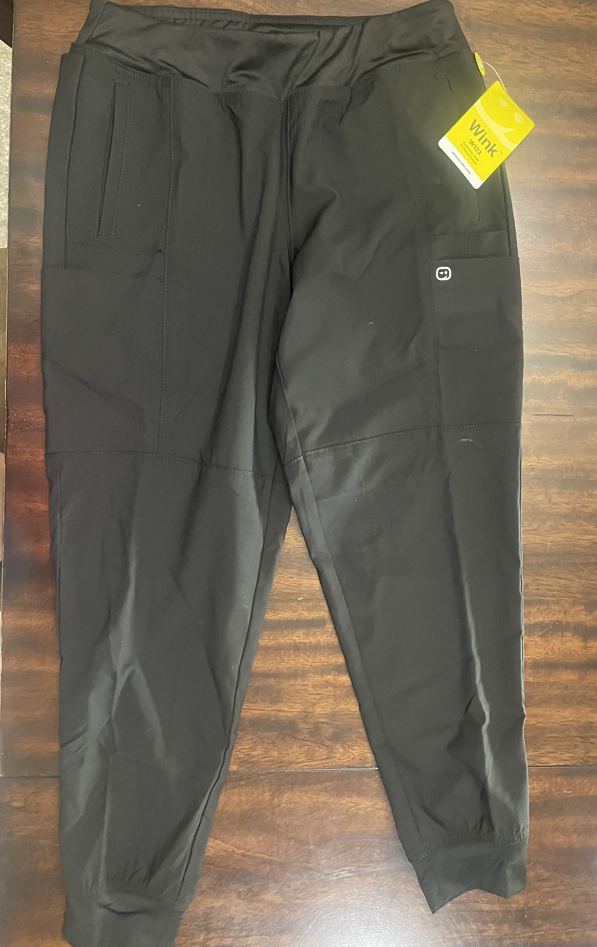 Black Scrubs Joggers Medium Petite