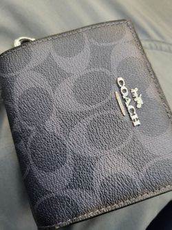 Coach UniSex Bifold Wallet Signature Canvas