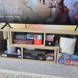 47 Inch TV Stand For TV tops Up To 55 Inches
