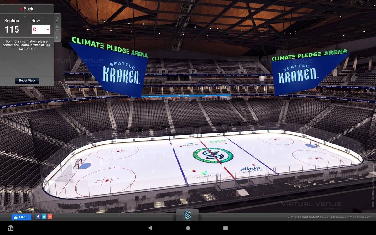 Kraken vs Canucks 10/23 Pair Of Tickets For $750