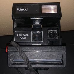 Vintage Polaroid One Step Flash Film Camera For Sale