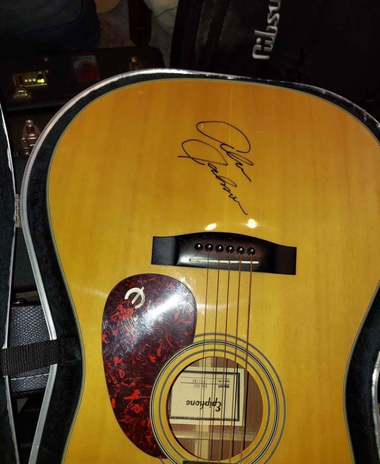 Alan Jackson Autographed Signed Guitar Epiphone