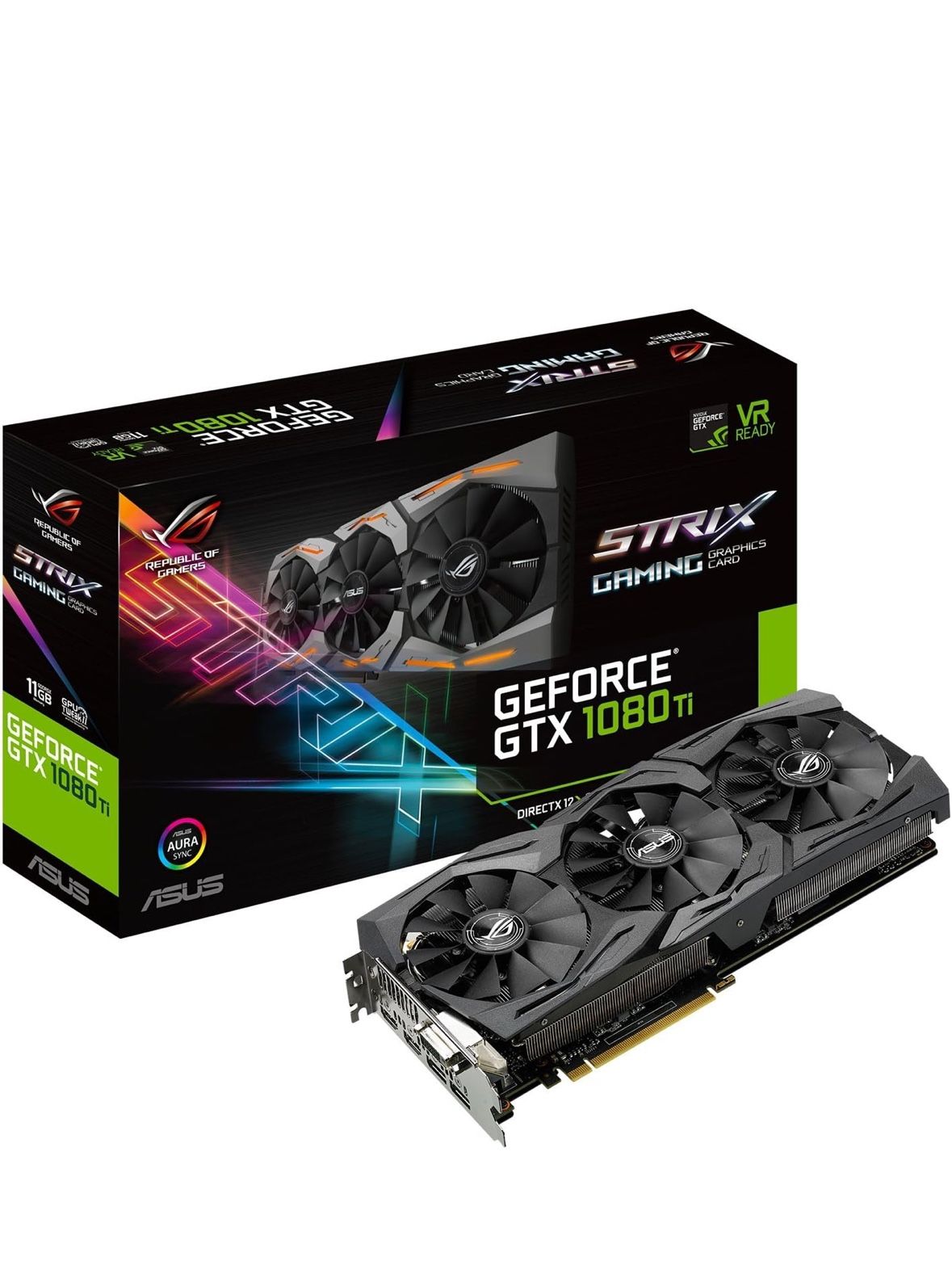 GTX1080 TI ROG STRIX 11GB GRAPHICS CARD