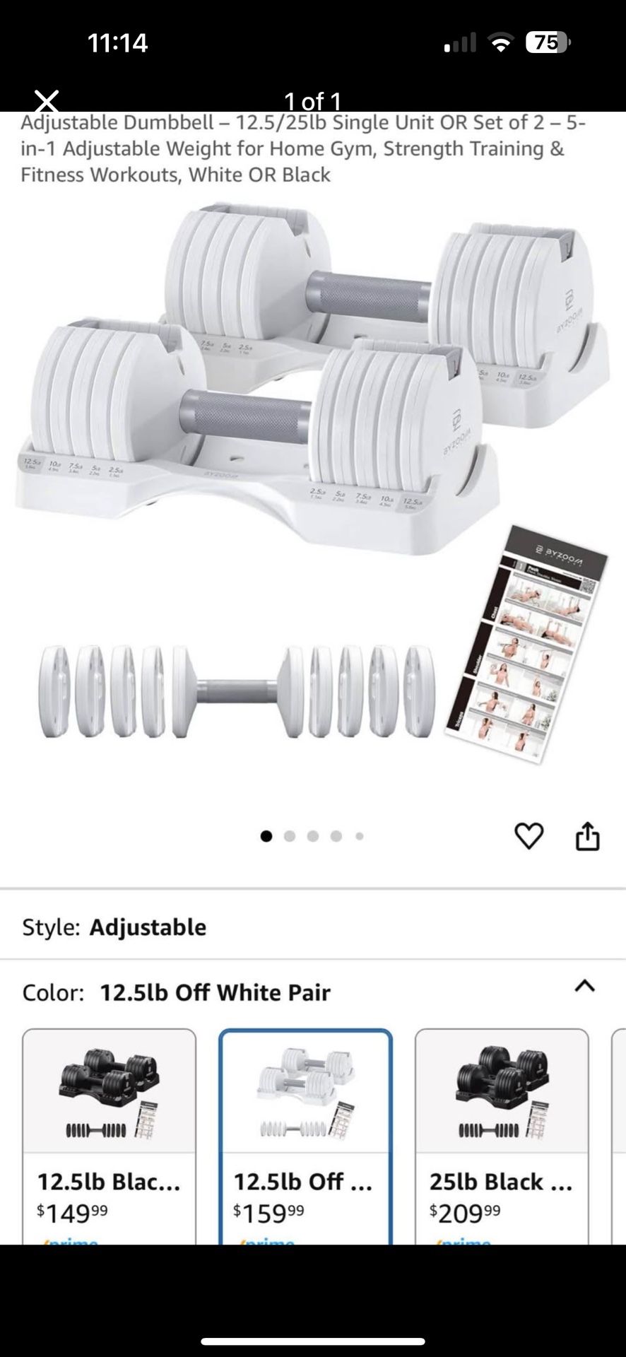 Adjustable Dumbbells
