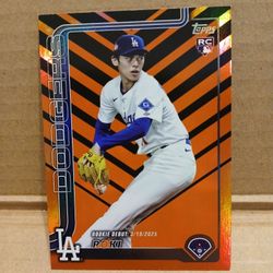 Roki Sasaki Rc Rookie Card Dodgers