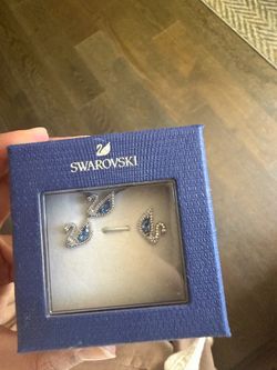 Swarovski earrings and necklace