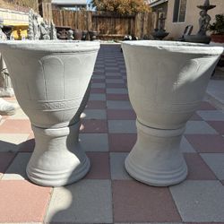 New Flower Pots Made Out Of Cement Perfect Gift 🎁 