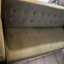 Olive green Futon